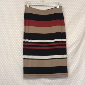 Bobeau knit skirt